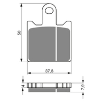 GOLDfren S3 Sintered Sports  Brake Pads - GF249S3