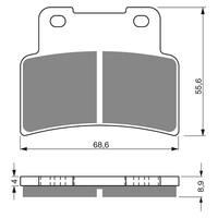 GOLDfren S3 Sintered Sports  Brake Pads - GF251S3