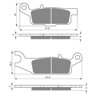 GOLDfren K5 Off-Road Racing  Brake Pads - GF253K5