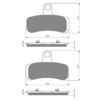 GOLDfren S3 Sintered Sports  Brake Pads - GF275S3