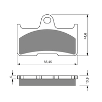 GOLDfren K5 Off-Road Racing  Brake Pads - GF281K5