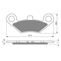 GOLDfren S3 Sintered Sports Brake Pads - GF284S3