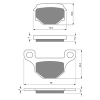 GOLDfren S3 Sintered Sports  Brake Pads - GF289S3