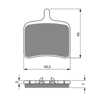 GOLDfren S3 Sintered Sports Brake Pads - GF290S3