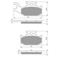 GOLDfren K5 Off-Road Racing  Brake Pads - GF295K5