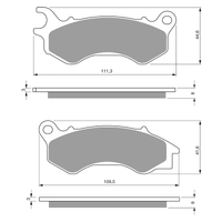 GOLDfren S3 Sintered Sports Brake Pads - GF299S3