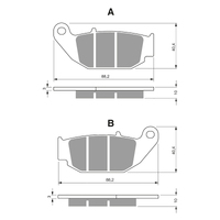 GOLDfren K5 Off-Road Racing Brake Pads - GF311K5