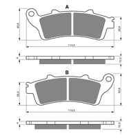 GOLDfren S3 Sintered Sports  Brake Pads - GF327S3
