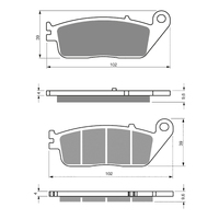 GOLDfren S3 Sintered Sports Brake Pads - GF333S3