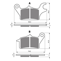 GOLDfren S3 Sintered Sports Brake Pads - GF336S3