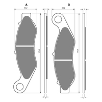 GOLDfren S3 Sintered Sports  Brake Pads - GF352S3