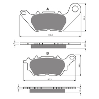 GOLDfren S3 Sintered Sports  Brake Pads - GF370S3