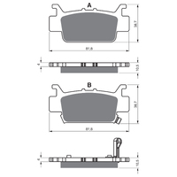 GOLDfren K5 Off-Road Racing  Brake Pads - GF382K5
