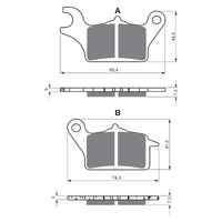 GOLDfren S3 Sintered Sports Brake Pads - GF387S3