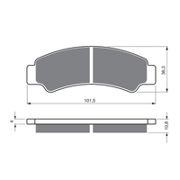 GOLDfren K5 Off-Road Racing Brake Pads - GF389K5