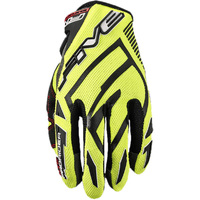 FIVE GLOVES MXF PRORIDER S FLURO YELLOW