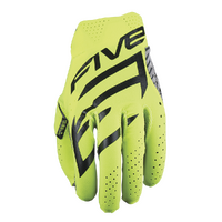 FIVE MXF RACE GLOVES FLURO YELLOW