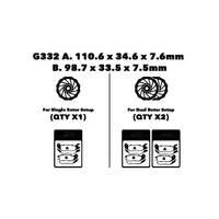 GOODRIDGE SINTERED PADS GH332
