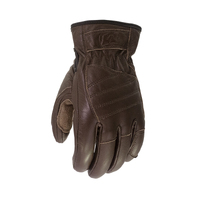 MOTODRY CLASSIC LEATHER BROWN GLOVES