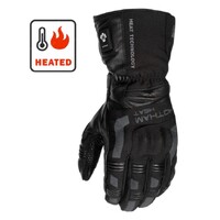 MOTODRY HOTHAM HEATED LEATHER WINTER GLOVES BLACK