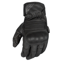 MOTODRY HYDRA LEATHER WATERPROOF GLOVES BLACK