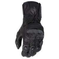 MOTODRY MUGELLO LEATHER GLOVES BLACK
