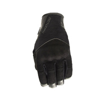 MOTODRY STAR LEATHER/TEXTILE GLOVES BLACK
