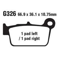 GOODRIDGE 326CS DISC PADS (FA367TT) CARBON SPORTS FORMULA MX/OFF ROAD
