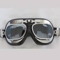 MCS RED BARON FLYING GOGGLES CHROME