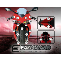EAZI-GUARD PAINT PROTECTION FILM - DUCATI PANIGALE 899 1199  MATTE
