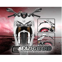 EAZI-GUARD PAINT PROTECTION FILM - DUCATI SUPERSPORT 2017 - 2020  GLOSS