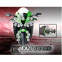 EAZI-GUARD PAINT PROTECTION FILM - KAWASAKI ZX-10R 2016 - 2018  GLOSS