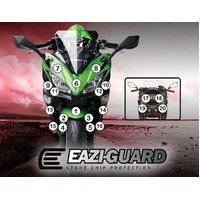 EAZI-GUARD PAINT PROTECTION FILM - KAWASAKI NINJA 650 2017  GLOSS