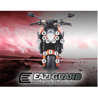EAZI-GUARD PAINT PROTECTION FILM - KTM 1290 SUPER DUKE R 2014 - 2016  MATTE