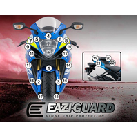 EAZI-GUARD PAINT PROTECTION FILM - SUZUKI GSX-R 600 / 750 2011 - 2018  MATTE
