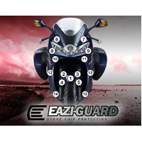 EAZI-GUARD PAINT PROTECTION FILM - TRIUMPH SPRINT GT 2010 - 2017  MATTE