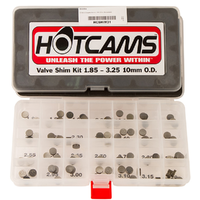 HOT CAMS 10.00mm SHIM KIT - 1.85mm-3.25mm / 0.05mm INCREMENTS