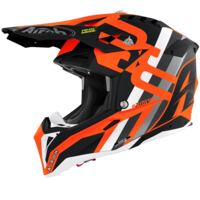 AIROH AVIATOR 3 CARBON RAINBOW MATT ORANGE