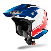AIROH TRR-S TRIAL KEEN BLUE RED GLOSS