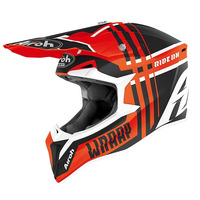 AIROH WRAAP BROKEN MATT ORANGE