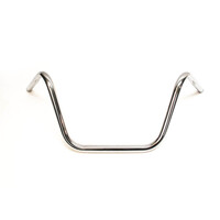 WHITES HANDLEBARS 1" HIGH BUCKHORN (DIMPLED) - HARLEY DAVIDSON
