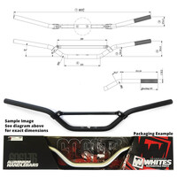 WHITES HANDLEBAR 7/8 (22.2MM) BLACK - YAMAHA YZ/WR125/250/450 04