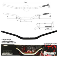 WHITES HANDLEBAR 1-1/8in TAPER BLACK - YAMAHA WR125/250/450 '-04 