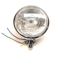 WHITES HEADLIGHT BATES 5-3/4in BOTTOM MOUNT H4 60/55W - CHROME