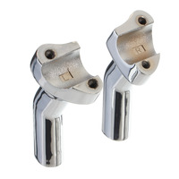 WHITES PULL BACK SOFTAIL RISERS 4"