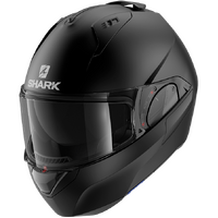 SHARK EVO ES BLANK MODULAR HELMET MATT BLACK
