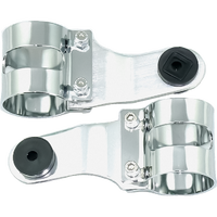 Motorcycle Specialties Alloy-Headlight Bracket Silver - HL18S