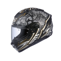 KABUTO AEROBLADE 5 SAMURAI MATT BLACK/WHITE