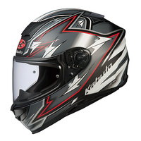 KABUTO AEROBLADE V YAJIRI MATT BLACK RED