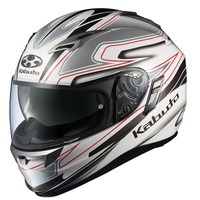 KABUTO KAMUI FLUENTE WH/SIL/RD